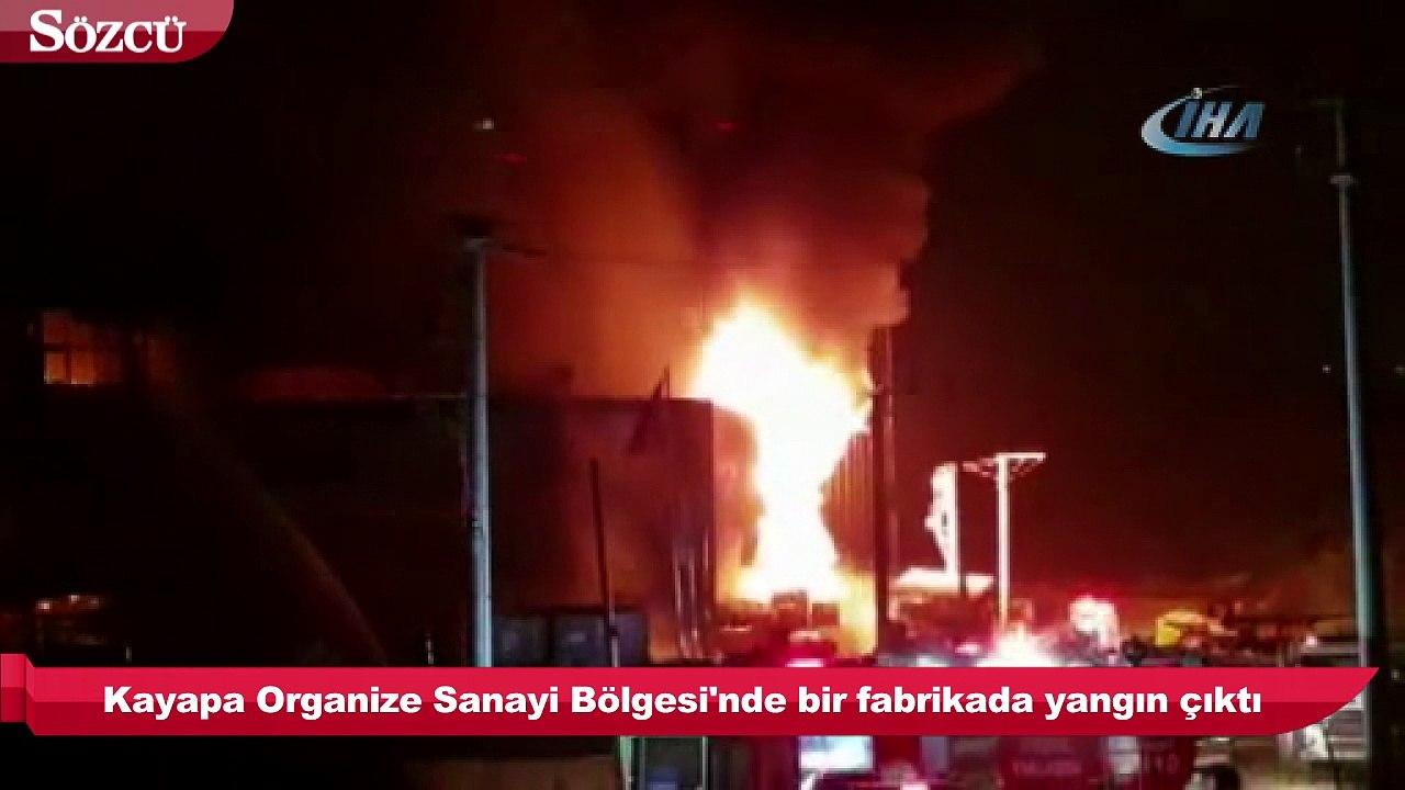 Bursa’da büyük yangın
