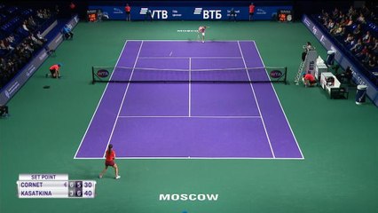 Moscou - Cornet n'a pas tenu la distance