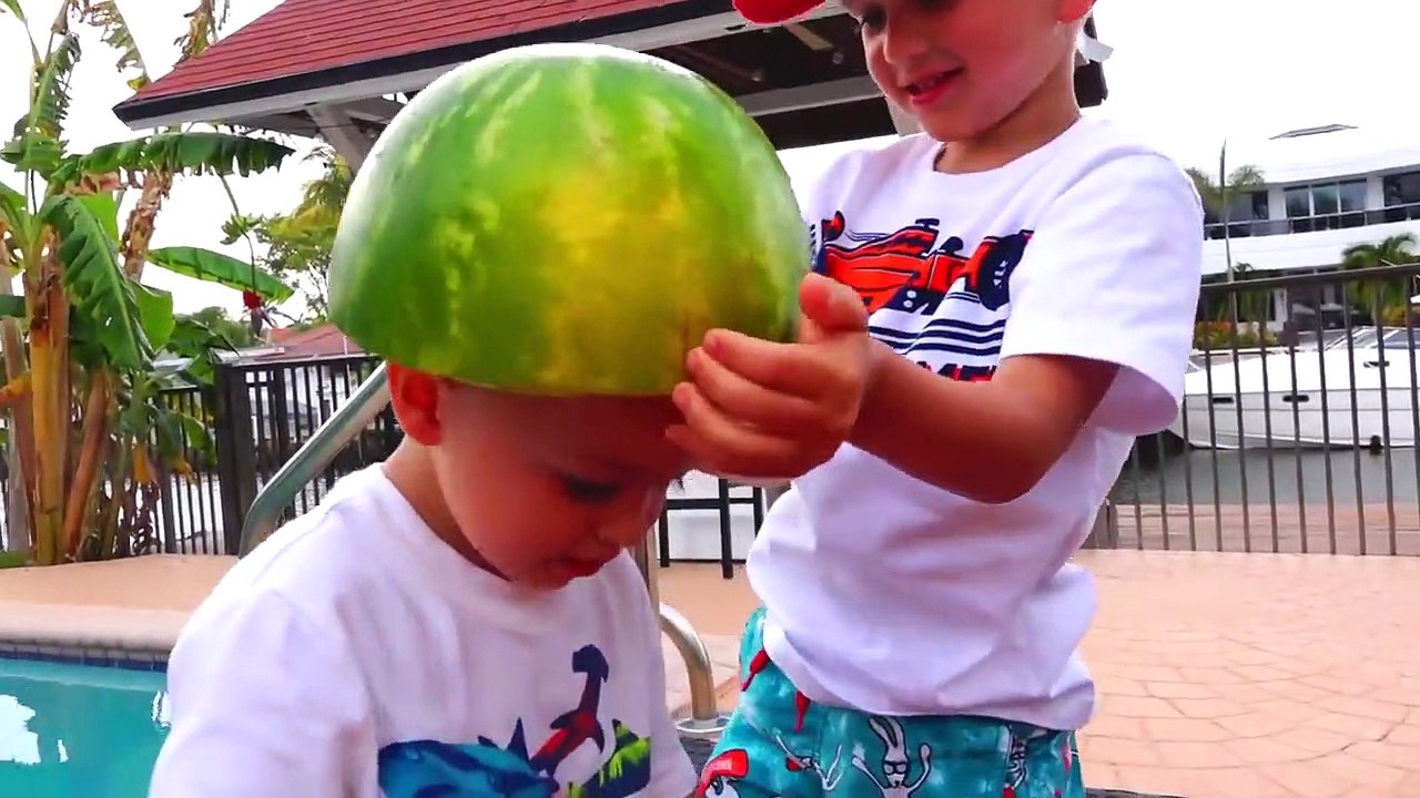 Bad Kid Magic Transform Food in Pool Johny Johny Yes Papa Nursery Rhyme Playground for kids