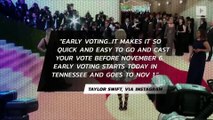 Taylor Swift Schools Fans on Early Voting