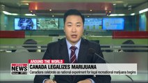 Canadians celebrate as national experiment for legal recreational marijuana begins