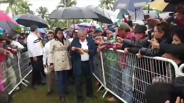 López Obrador en mitin en Tamaulipas