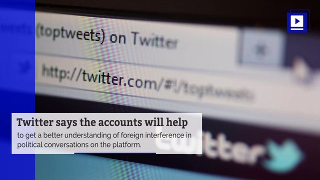 Twitter Publishes Accounts With Potential Election-Meddling Information