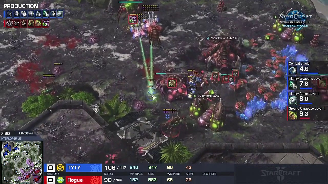 WCS - TY Harasses For Game 1 Over Rogue