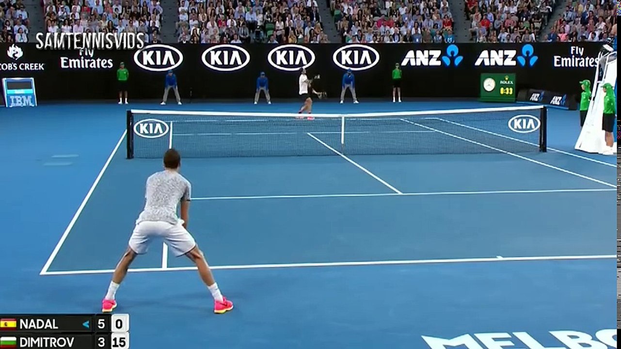 Rafael Nadal vs Grigor Dimitrov - Australian Open 2017 SF (Highlights HD)