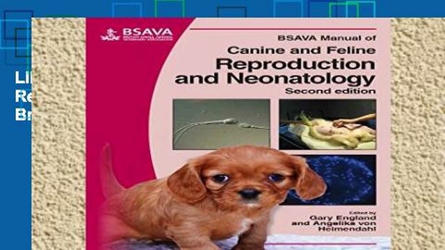 Library BSAVA Manual of Reproduction and Neonatology (BSAVA British Small Animal Veterinary