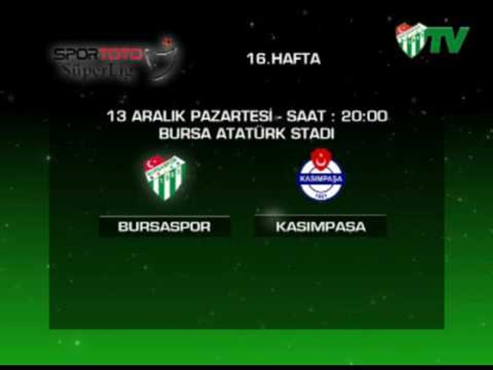 Maç Programı Belli Oldu (25.11.2010)