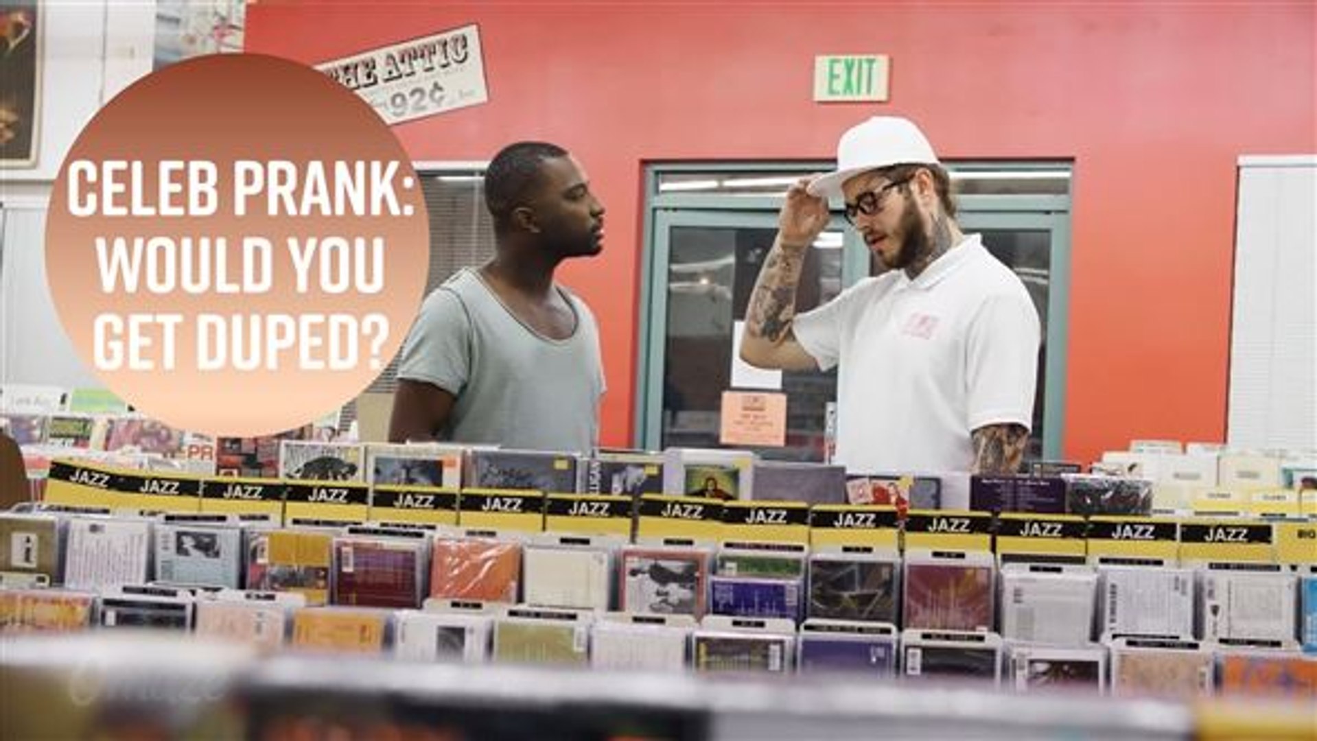 ⁣Post Malone pranks people for a good cause
