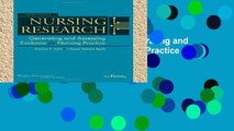 Review  Nursing Research: Generating and Assessing Evidence for Nursing Practice