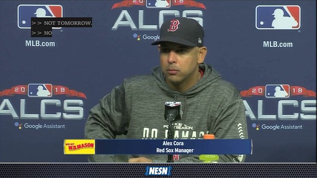 Alex Cora, Red Sox Know Resilient Astros Won't Go Quietly