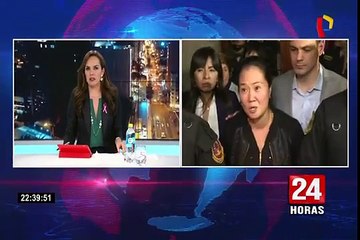 Keiko Fujimori:  "Han sido 7 días de calvario, muy duros"