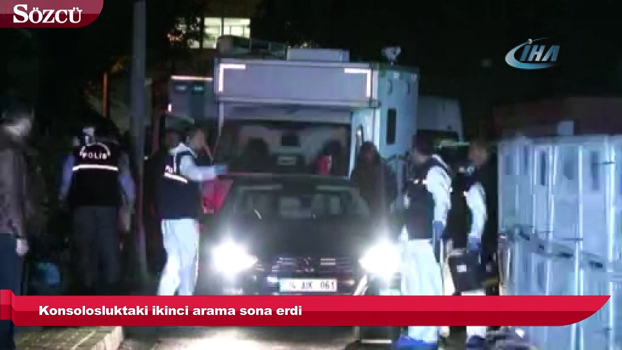 Konsolosluktaki ikinci arama sona erdi
