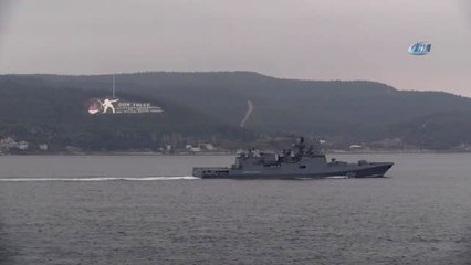 Rus Savaş Gemisi Çanakkale Boğazı'ndan Geçti