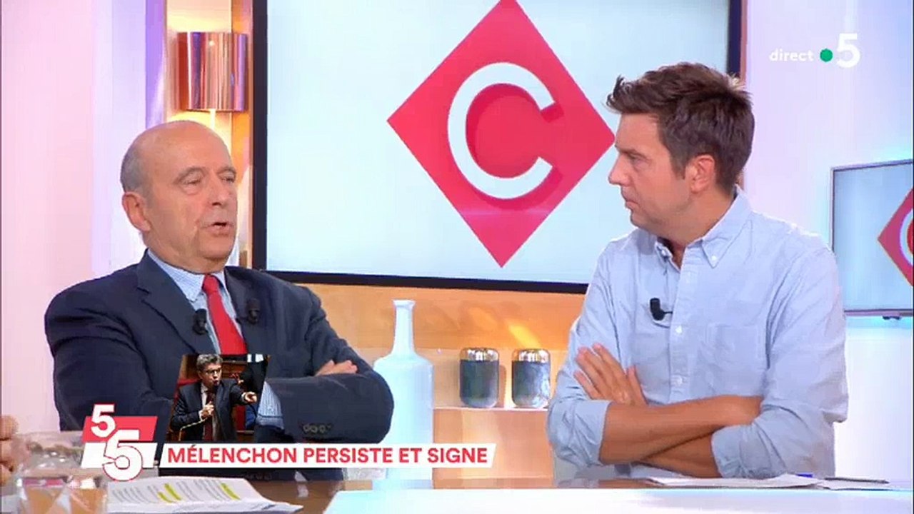 Alain Juppé flingue Jean-Luc Mélenchon dans "C à vous" sur France 5 - Regardez