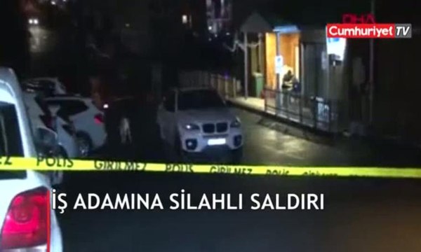 İş adamına silahlı saldırı