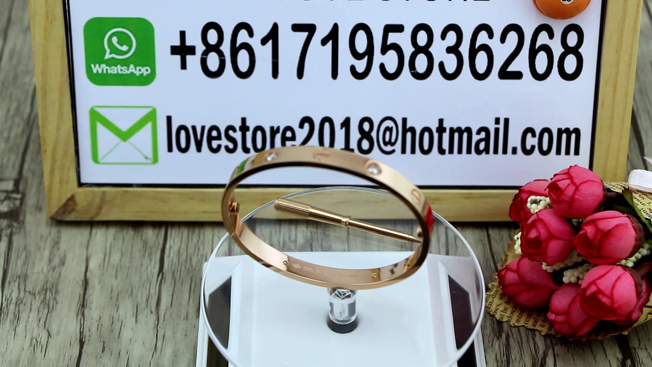 Cartier love bracelet pink gold diamonds buy 1 get 1 free
