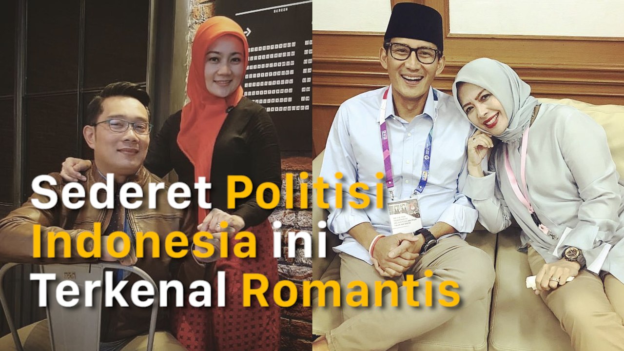 Sederet Politisi Indonesia ini Terkenal Romantis
