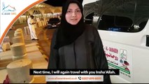 AlHaram Travel Reviews - Women showing Gratitude on our Services