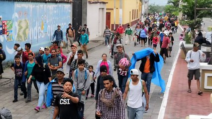 Une "caravane de migrants" se dirigent les Etats-Unis