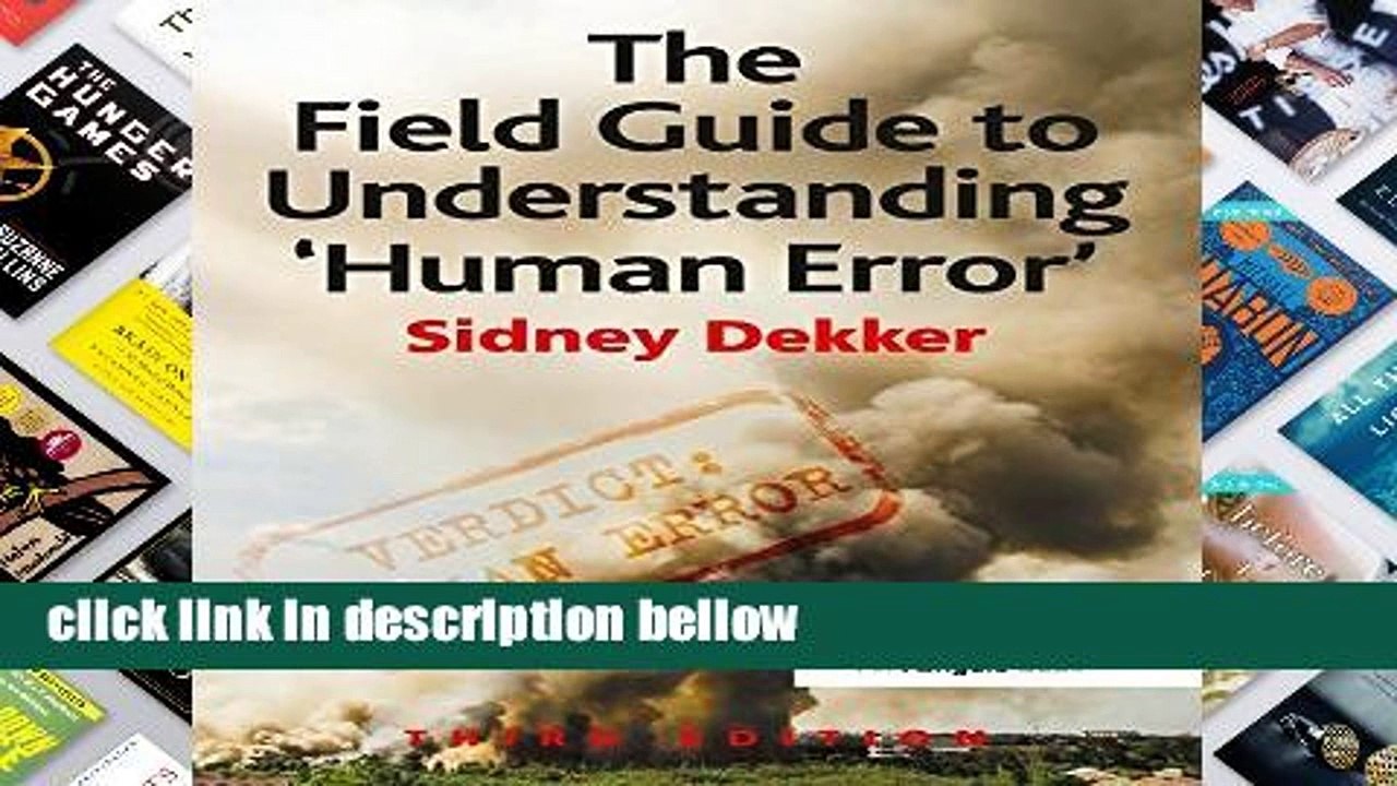 Review  The Field Guide to Understanding  Human Error