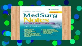 Popular Med Surg Notes