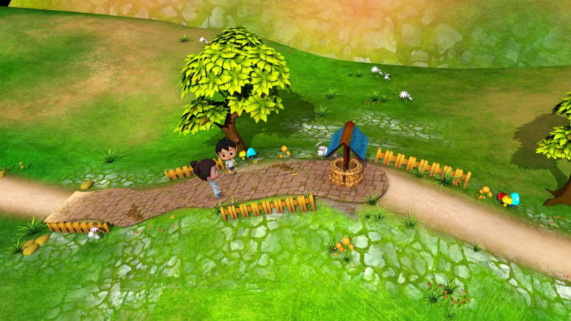 Jack And Jill Went Up The Hill 3d Animation English Nursery Rhymes For Children With Lyrics Video Dailymotion