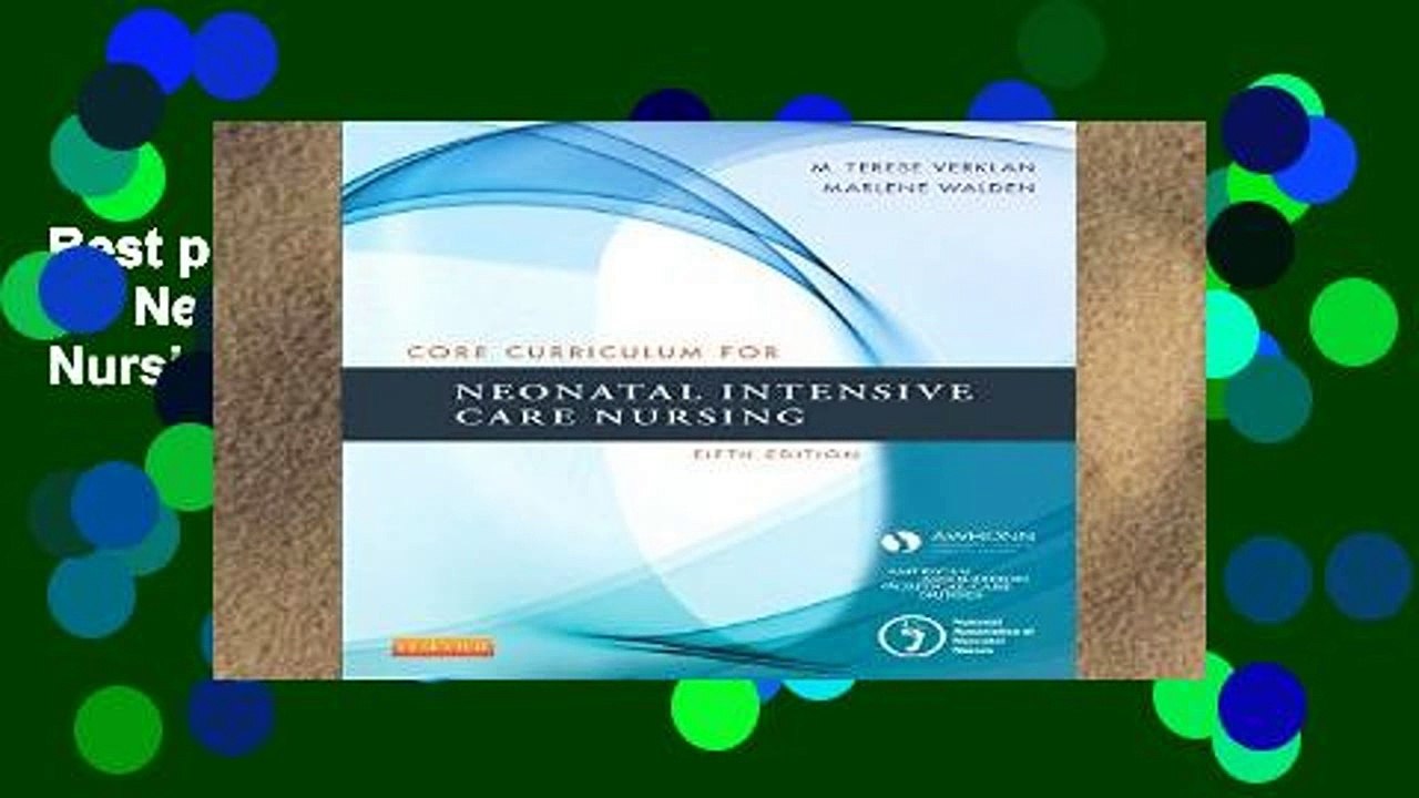 Best product  Core Curriculum for Neonatal Intensive Care Nursing, 5e