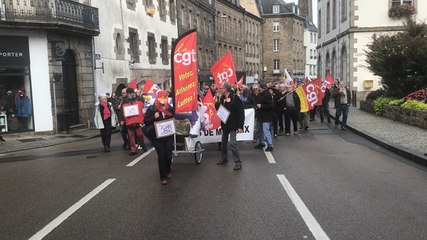 Morlaix. Manifestation des retraités