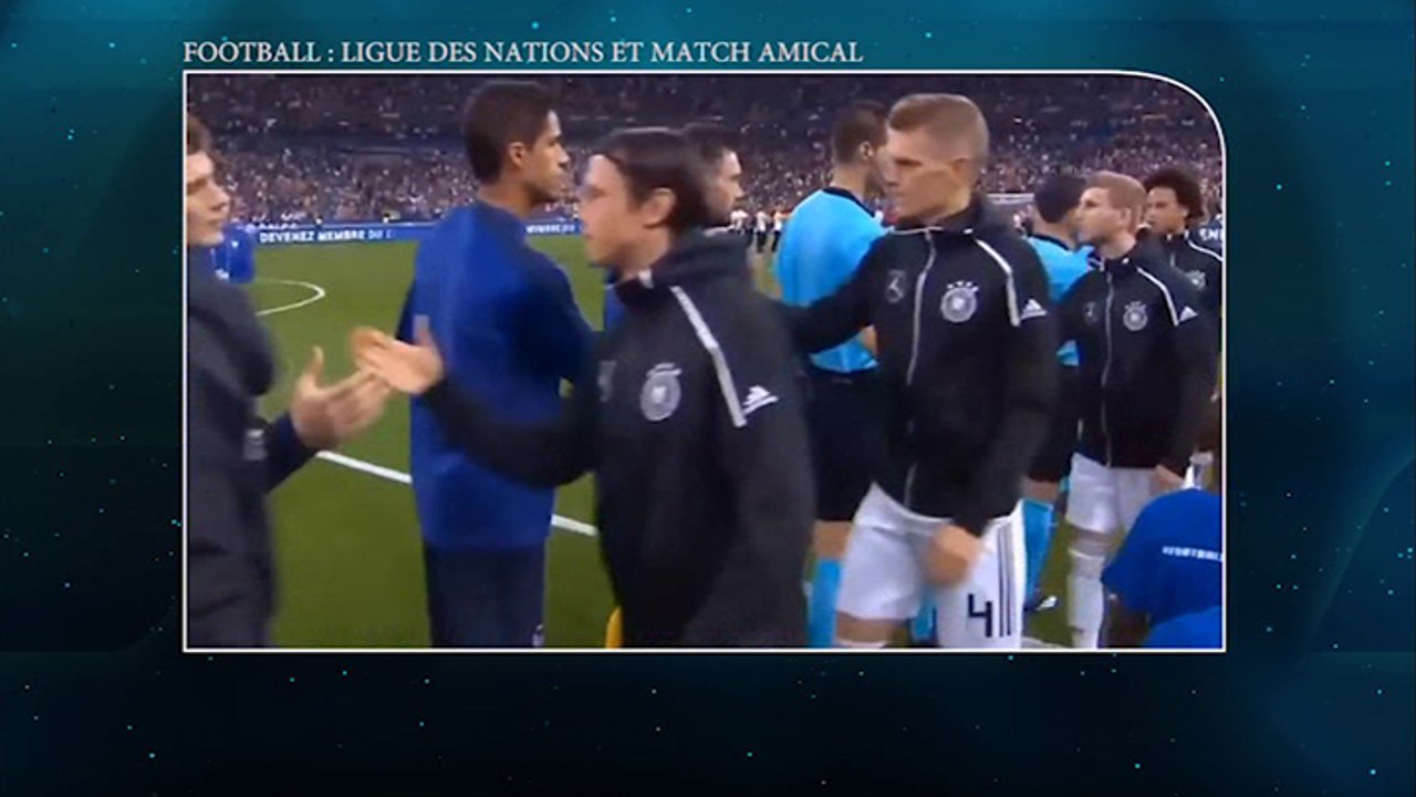 Football ligue des nations et match amical