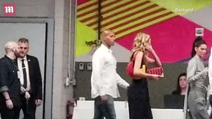 Kendall Jenner wears grey ensemble for Vogue Forces of Fashion