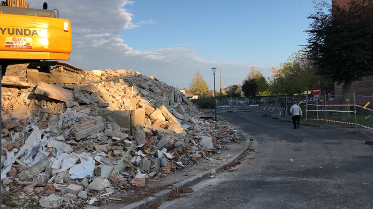 Déconstruction d’un immeuble du Logis familial