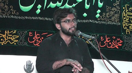 Zakir Afzal Haider Ghaderi Hafizabad Azan Ali Akbar 10 Muharam 1440(2018) Choti Bhehak Hafiz Abad