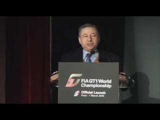 FIA GT1 World Championship launch - Jean Todt | GT World