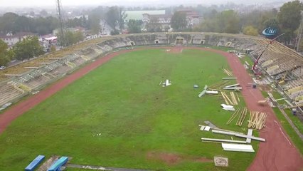 Eski Sakarya Atatürk Stadyumu'nda Yıkım Başladı