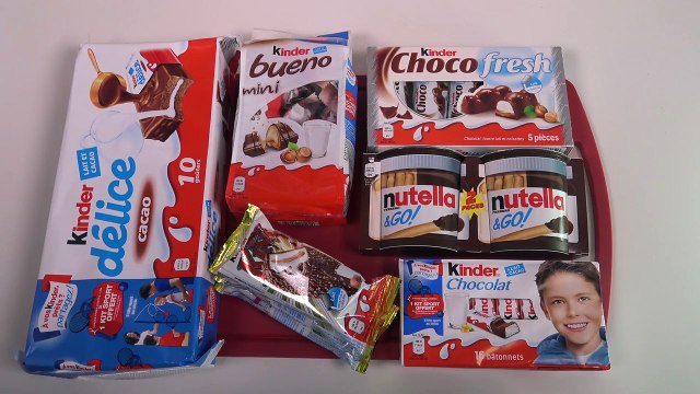 [KINDER] Délice, Choco Fresh, Maxi King, Mini Duplo, Nutella & Go - Studio Bubble Tea Food unboxing