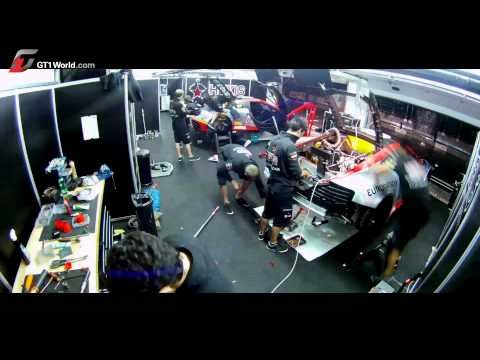 GT1-LIFE The Amazing Hexis Engine Swap-Out. 'I Work All Night' By The Hexis Racing Team