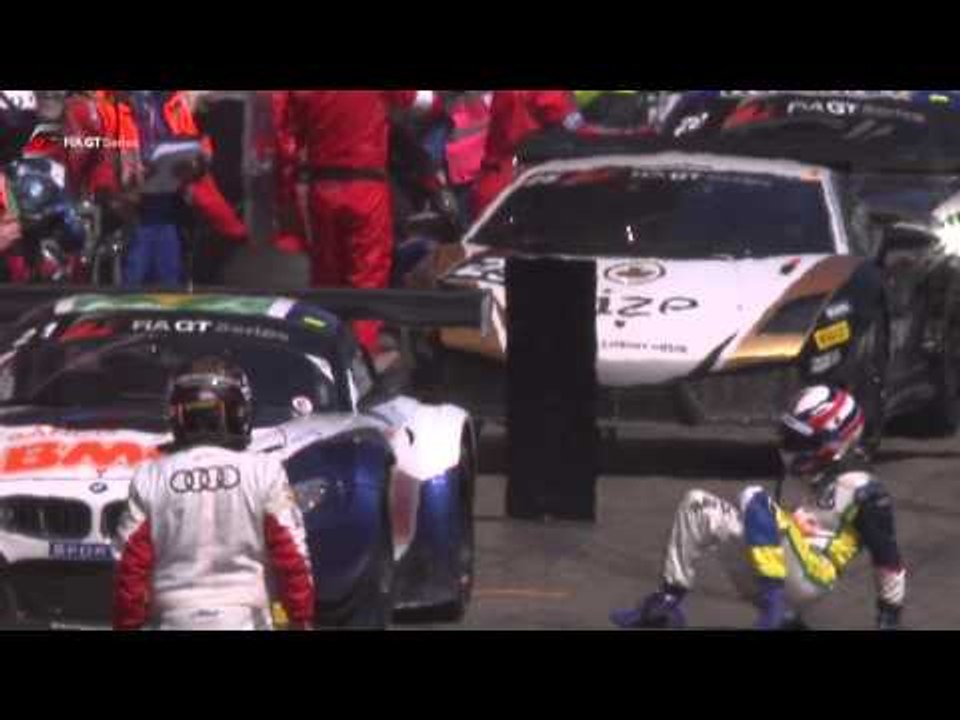 FIA GT - 'Close that door' closeup - Belgium - 2013