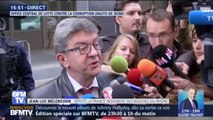 Mélenchon sort de son audition: 