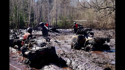 ATVs Off-road - Mud race -- Madona 2016