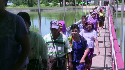 معبد بوذي في بورما يتحوّل موطنا للأفاعي