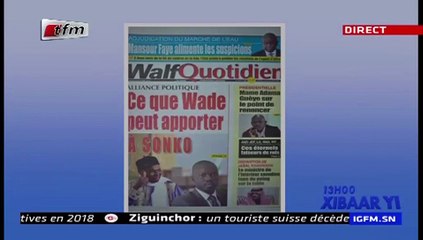 REPLAY - Revue de Presse - Pr : BARTHELEMY NGOM - 18 Octobre 2018
