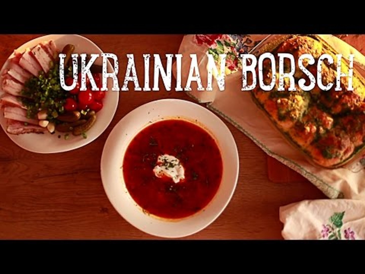 ⁣Authentic Ukrainian Borscht