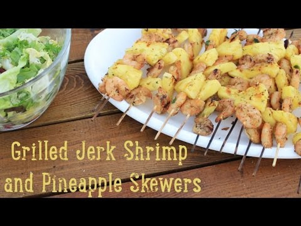Grilled Jerk Shrimp and Pineapple Skewers [BA Recipes]