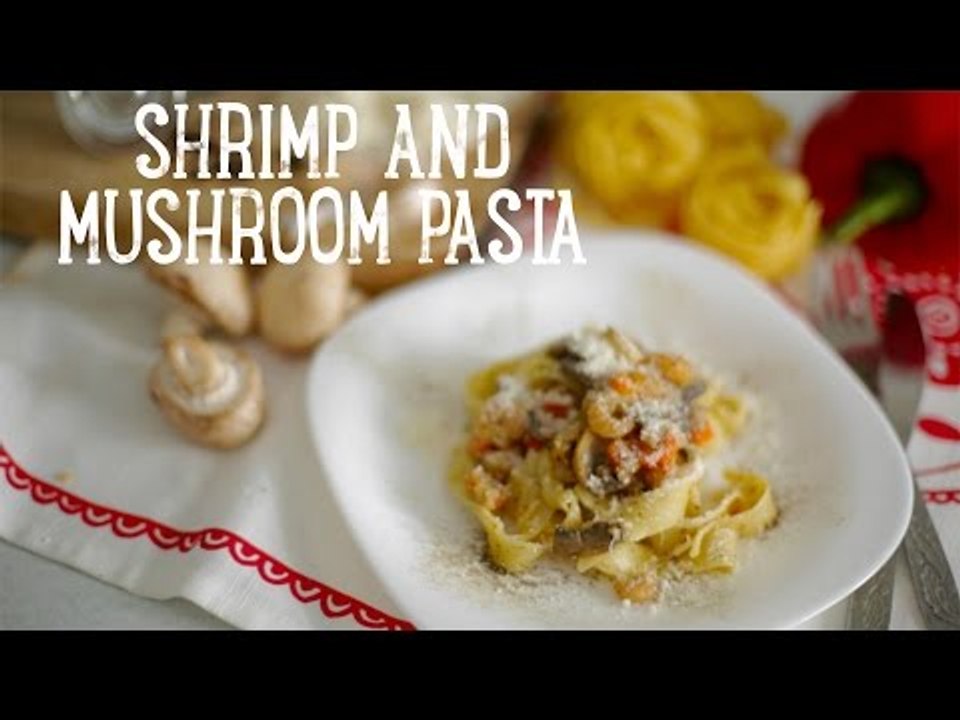 Shrimp and Mushroom Pasta [Ba Recipes]