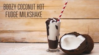 Boozy Coconut Hot Fudge Milkshake [BA Recipes]
