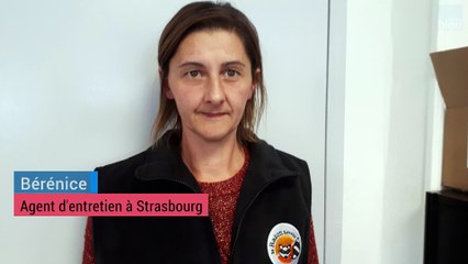Bérénice, agent d'entretien à Strasbourg
