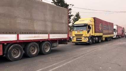BM'den İdlib'e 30 tır insani yardım - HATAY