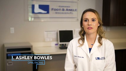 Dr. Ashley Bowles. DPM FACFAS. Foot and Ankle Specialist Boca Raton FL