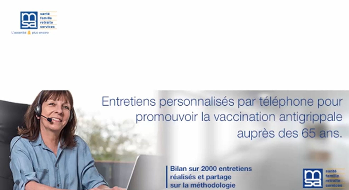 Prévention antigrippale des +65 ans – Etude pilote 2017/2019