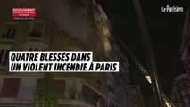 Violent incendie dans un immeuble à Paris : quatre personnes blessées